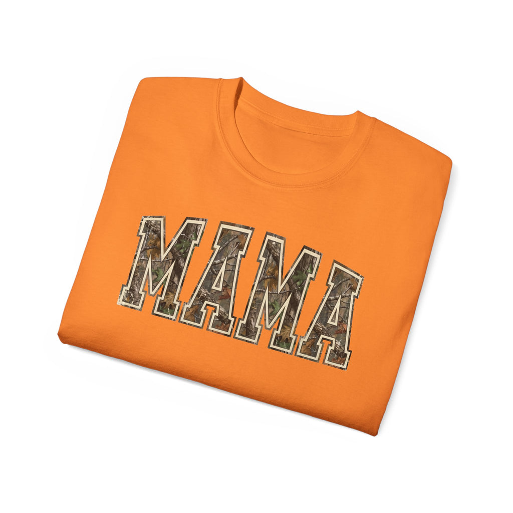 Mama Camo T-Shirt — Rustic Camouflage 'MAMA' Tee for Moms, Mother's Day Gift