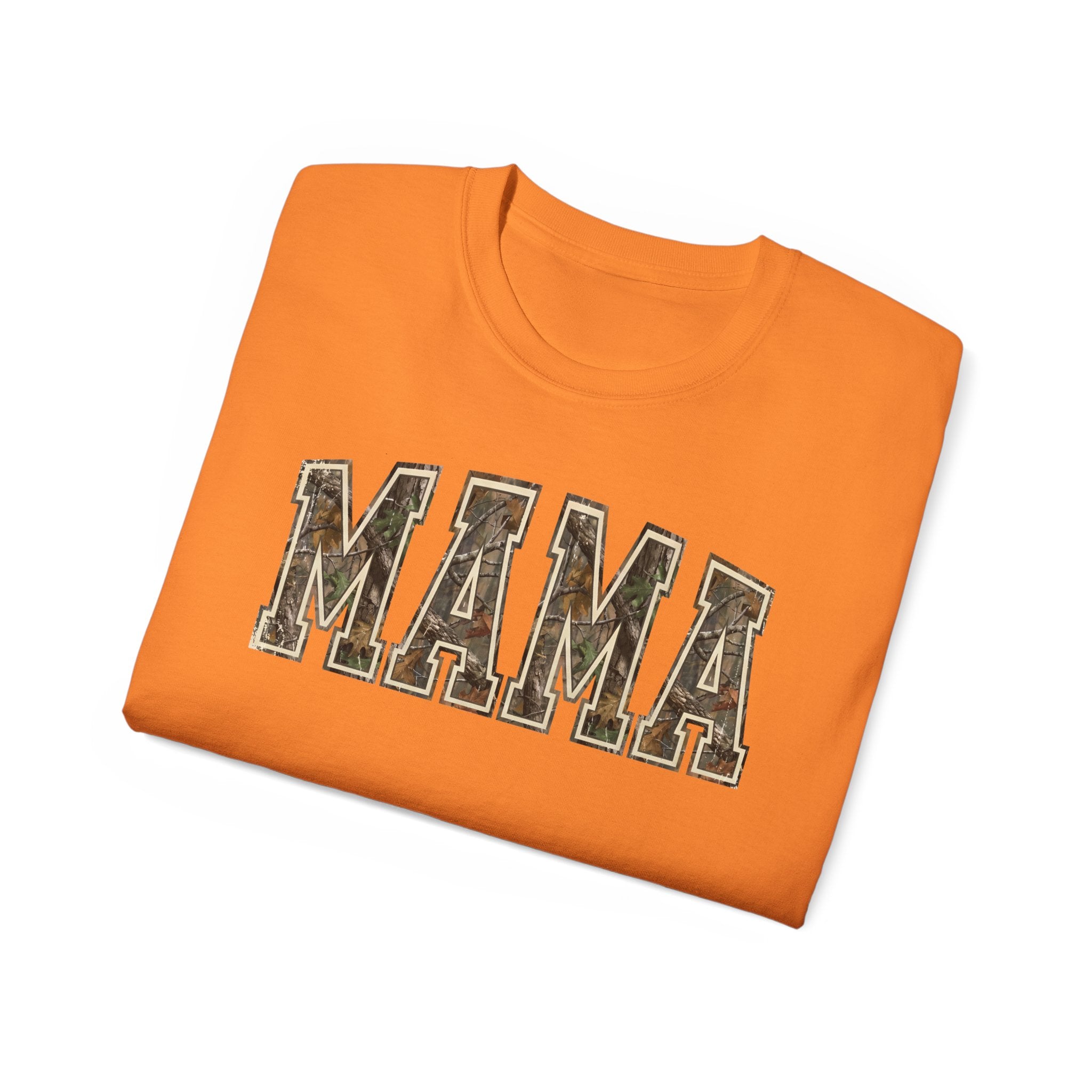 Mama Camo T-Shirt — Rustic Camouflage 'MAMA' Tee for Moms, Mother's Day Gift