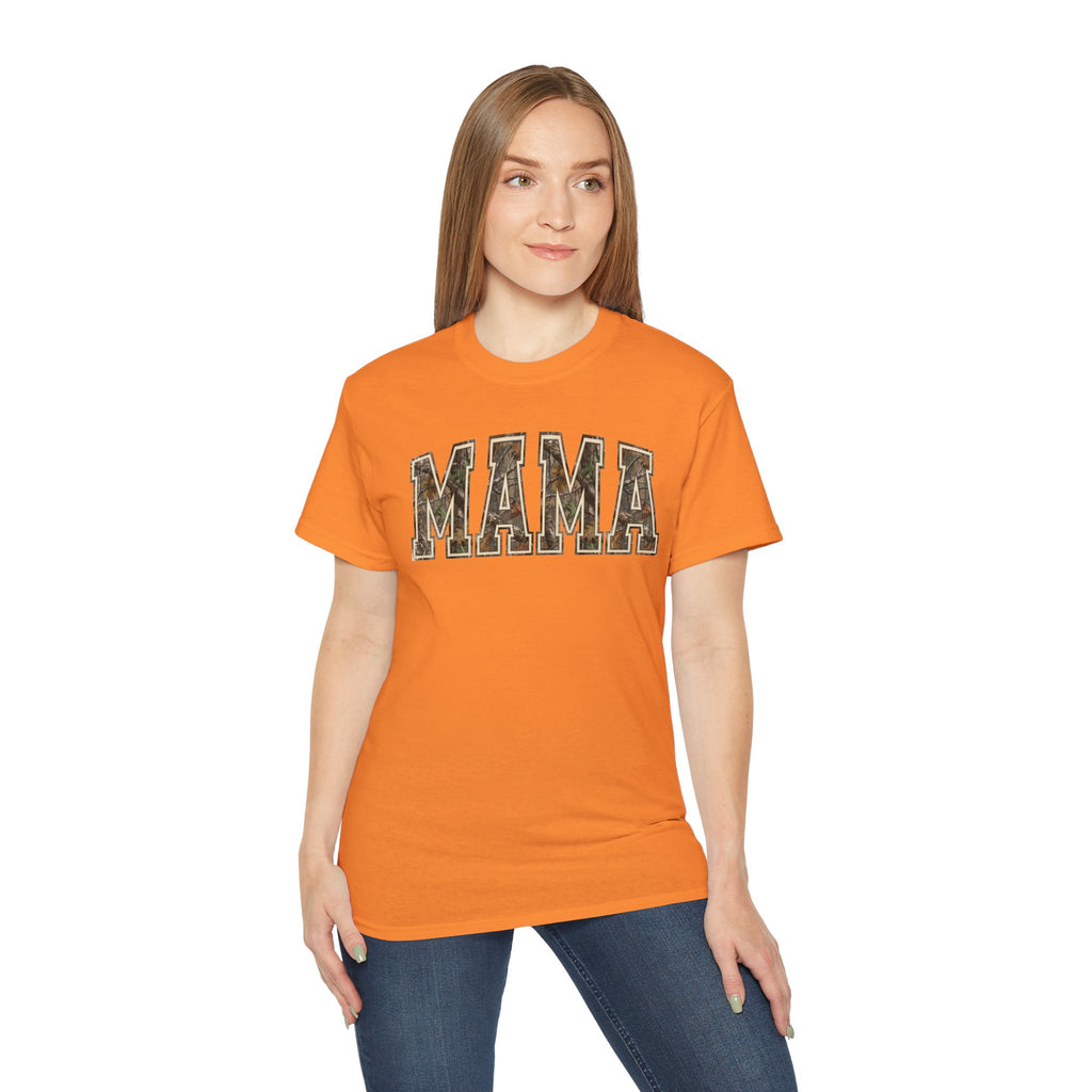 Mama Camo T-Shirt — Rustic Camouflage 'MAMA' Tee for Moms, Mother's Day Gift