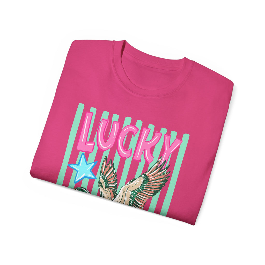 Lucky Mallard Graphic Tee — Retro Duck Design
