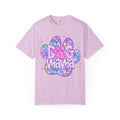 Dog Mama Paw Print T-Shirt — Cute Sparkle Pet Lover Tee