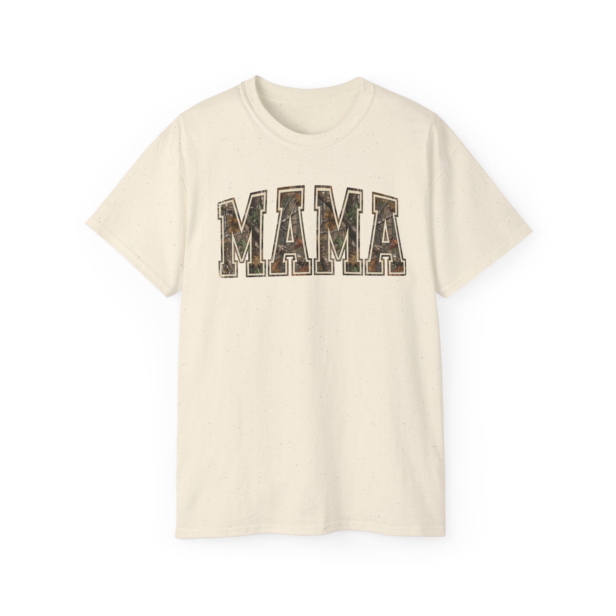 Mama Camo T-Shirt — Rustic Camouflage 'MAMA' Tee for Moms, Mother's Day Gift