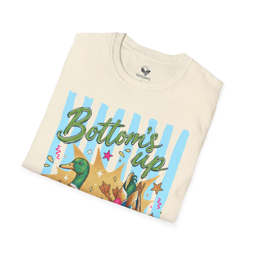 Bottom's Up Duck T-Shirt — Cute Retro Duck Graphic Tee