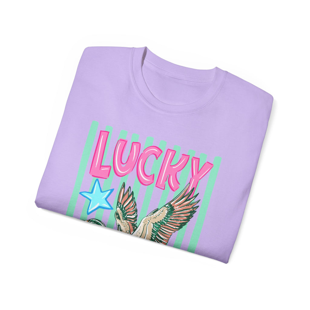 Lucky Mallard Graphic Tee — Retro Duck Design