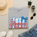 American Honey T-Shirt — Patriotic Red, White & Blue Graphic Tee