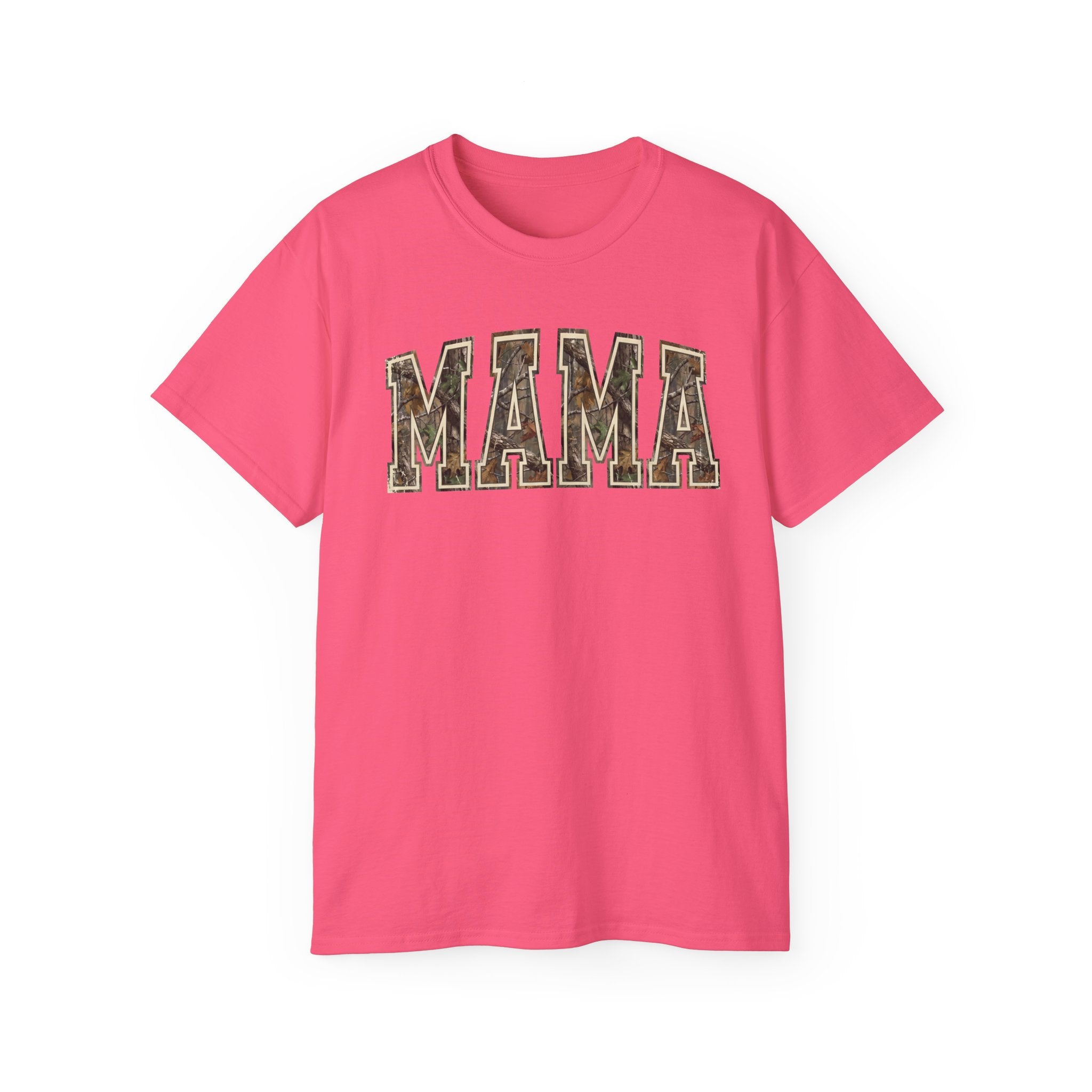Mama Camo T-Shirt — Rustic Camouflage 'MAMA' Tee for Moms, Mother's Day Gift