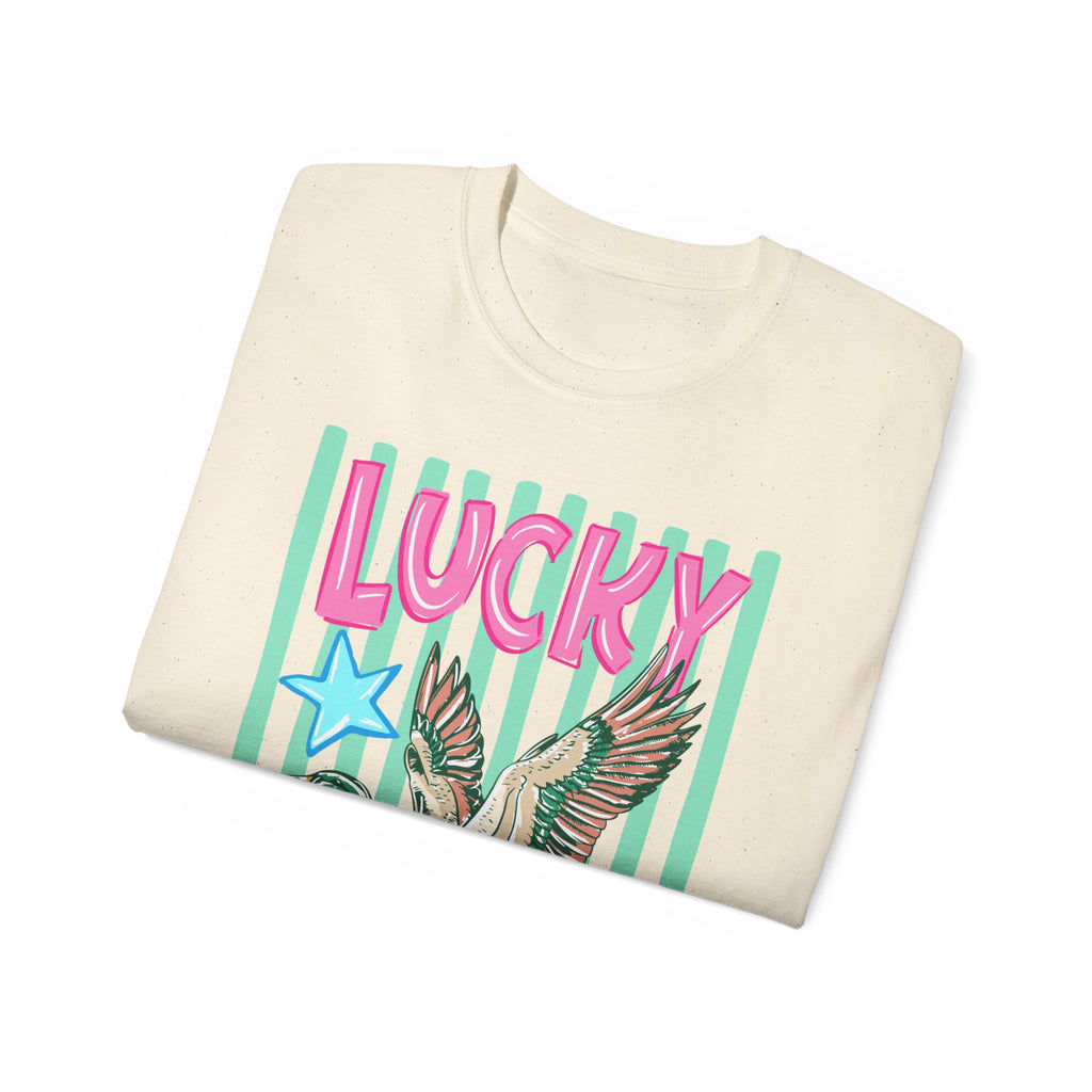 Lucky Mallard Graphic Tee — Retro Duck Design